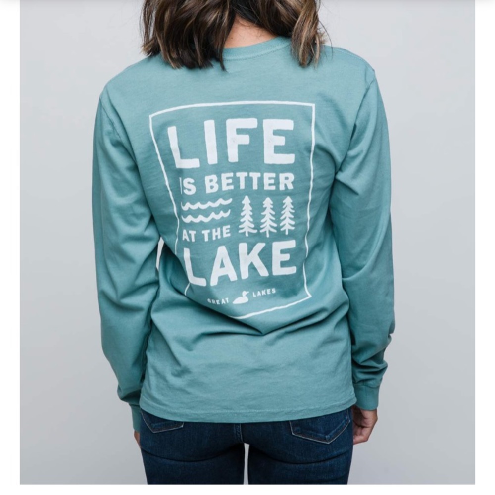 Great Lakes Long Sleeved Lake Life T-shirt